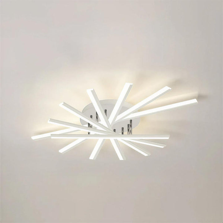 Nordic Geometric Style Flush Mount Ceiling Light Fixture