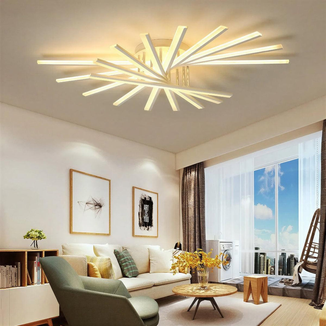 Nordic Geometric Style Flush Mount Ceiling Light Fixture