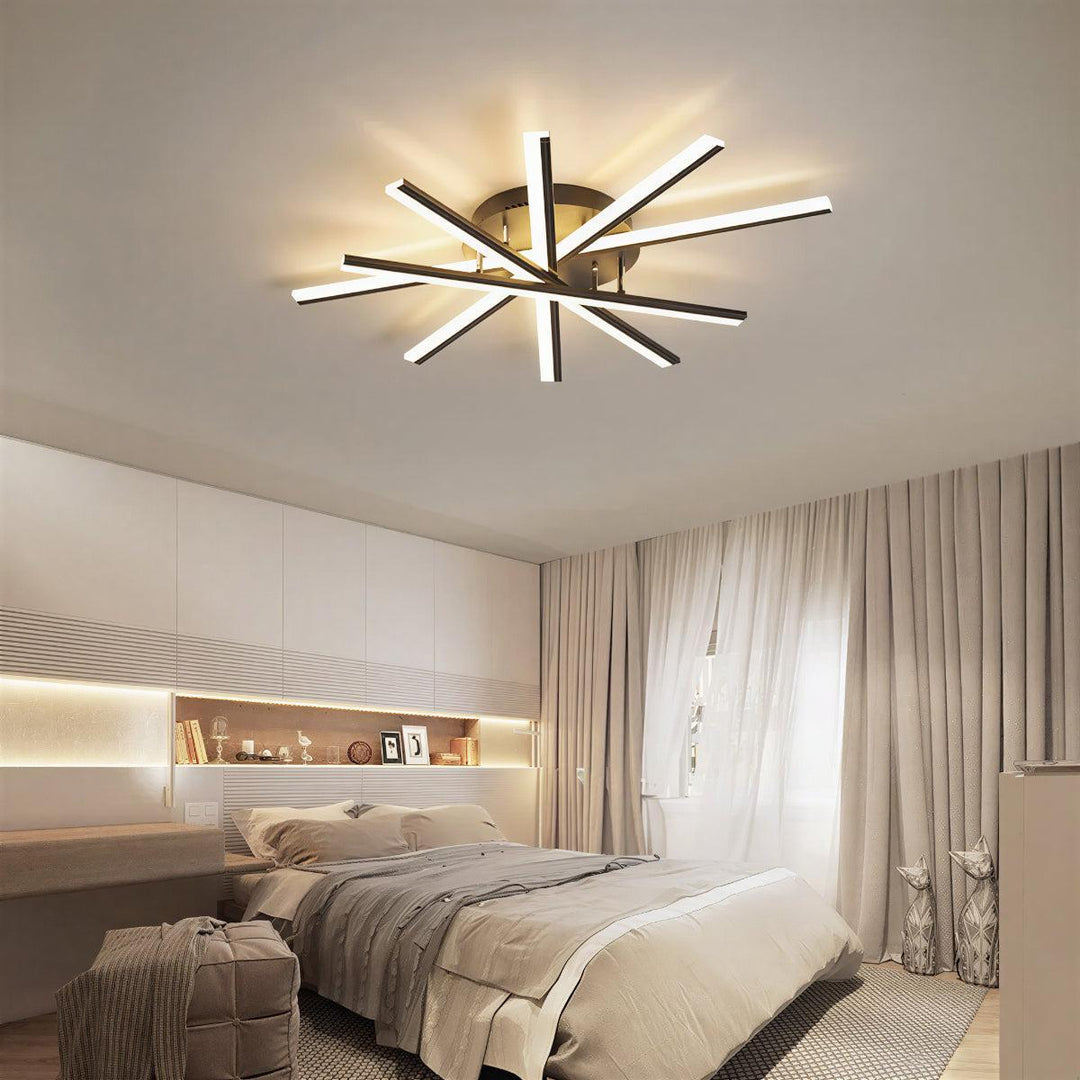 Nordic Geometric Style Flush Mount Ceiling Light Fixture