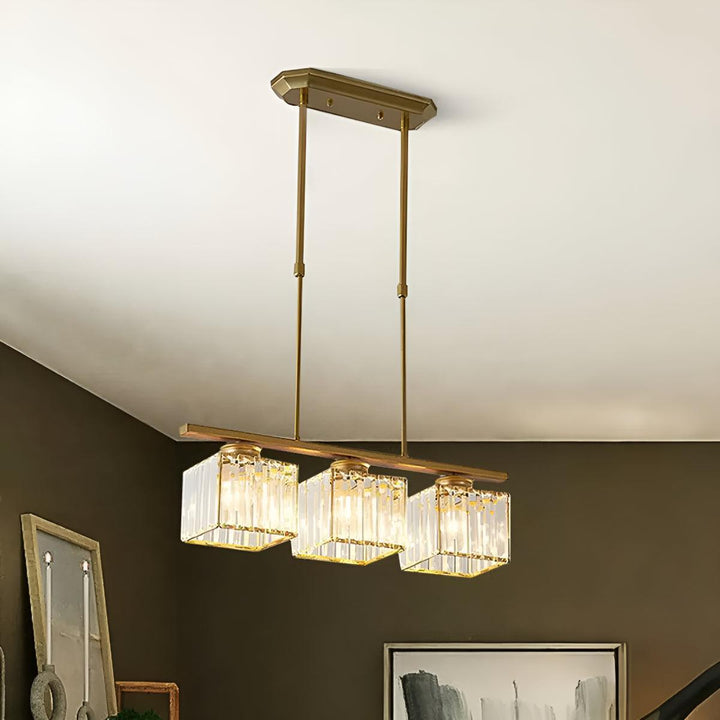 Nordic Linear Pendant Light Fixture For Kitchen Island