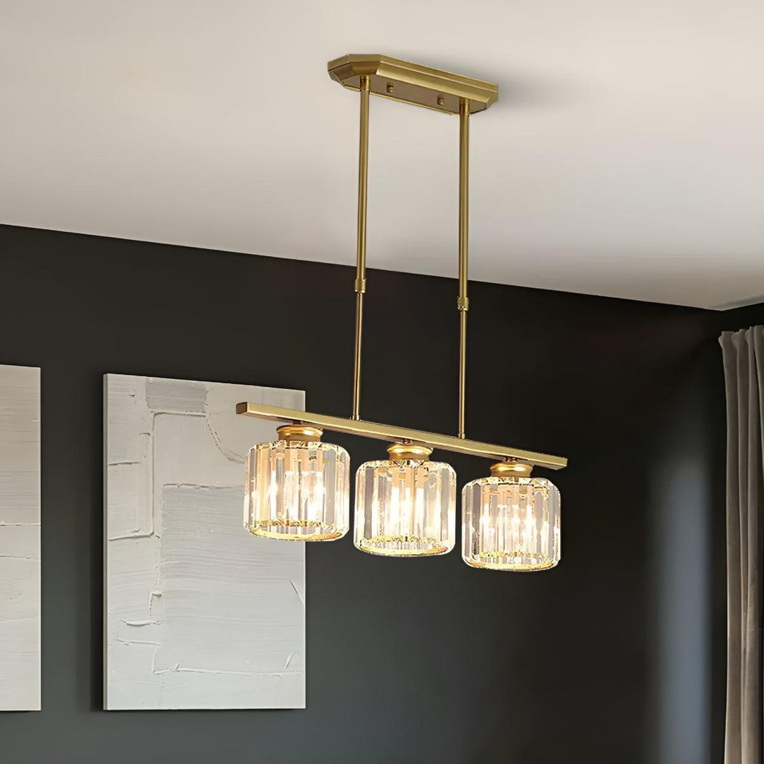 Nordic Linear Pendant Light Fixture For Kitchen Island