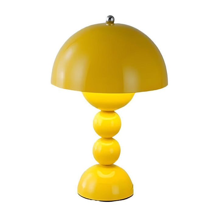 Nordic Styled Rechargeable Cordless Table Lamp With Mushroom Shade