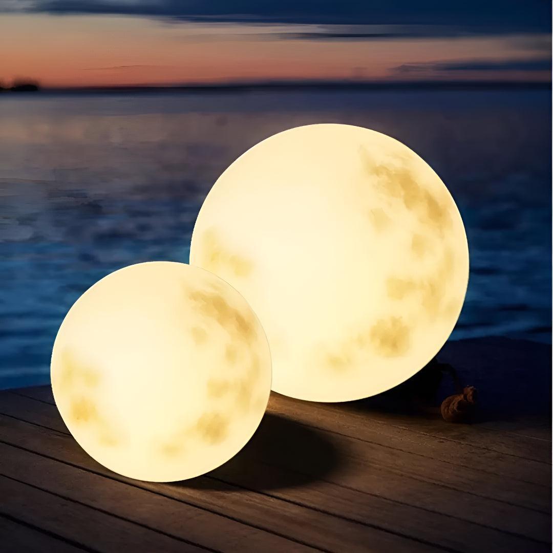 Outdoor Moon Styled Globe Light For Garden