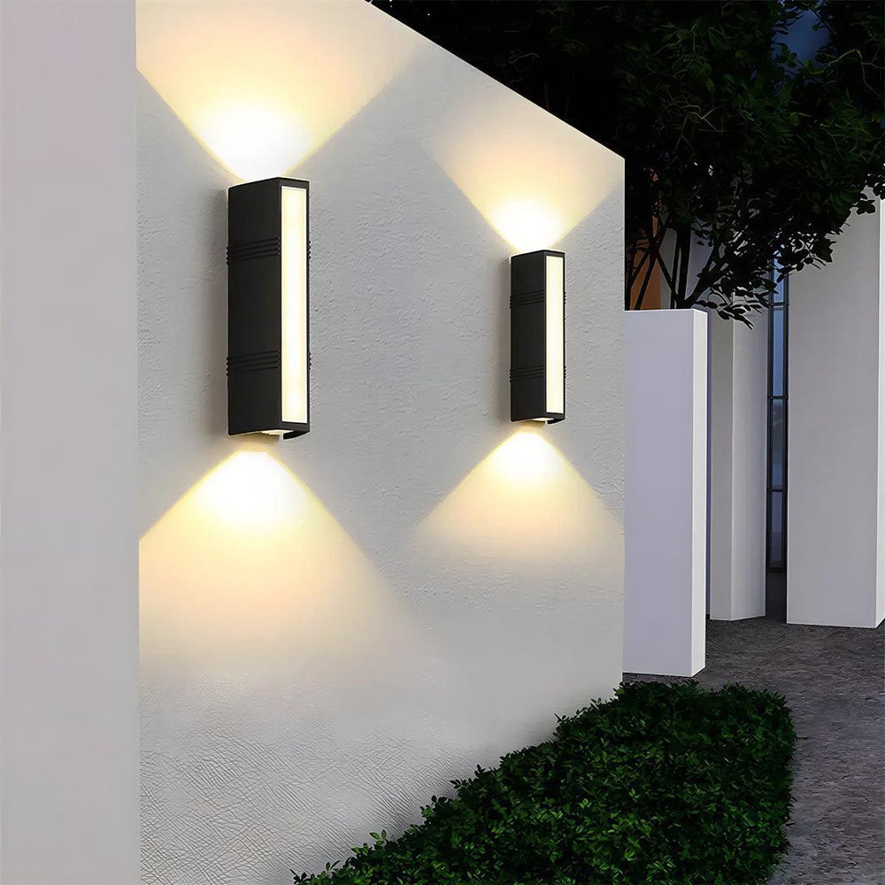 Outdoor Wall Light Sconce With Tube Design