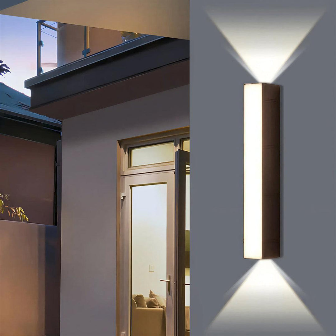 Outdoor Wall Light Sconce With Tube Design