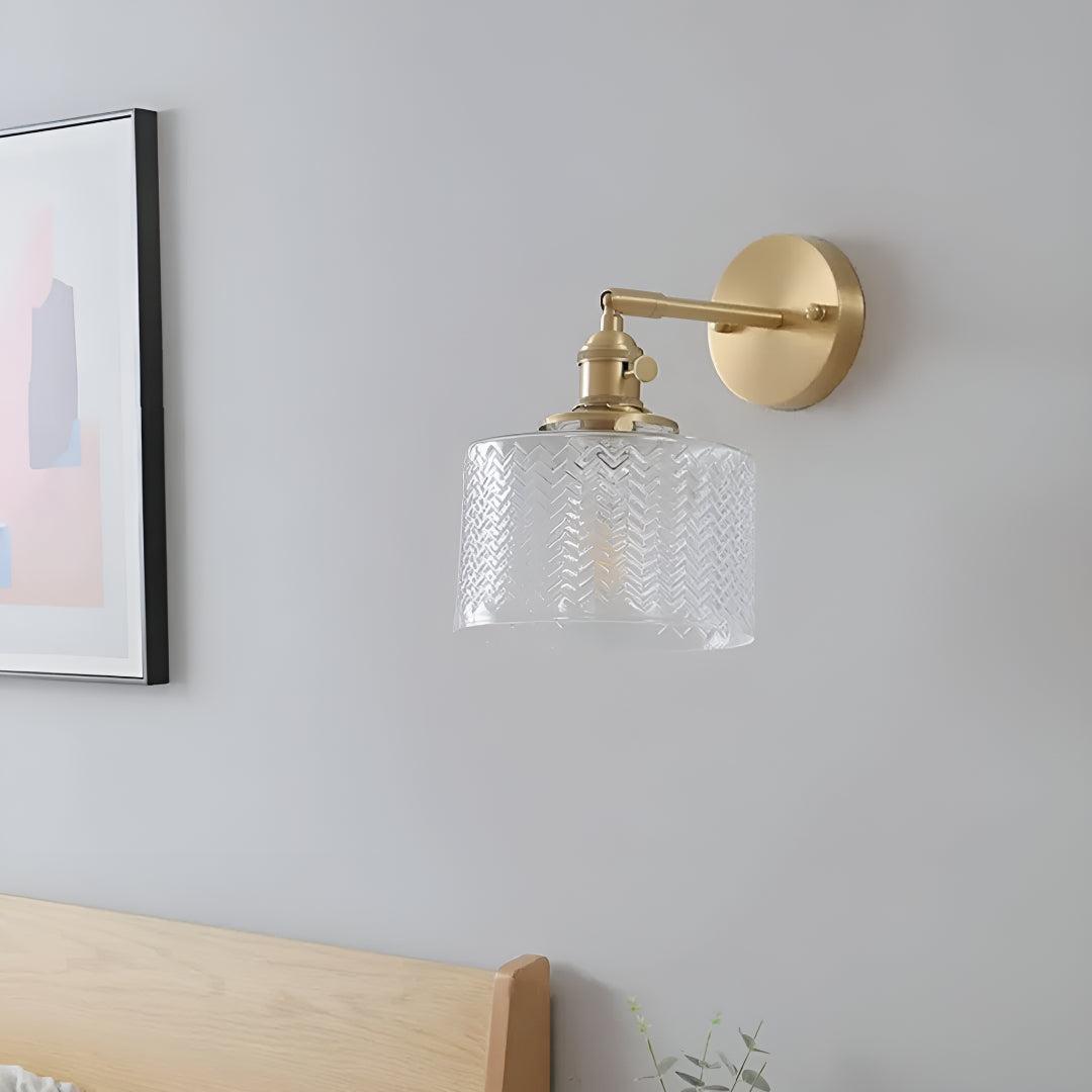 Retro Wall Light With Pull Chain For Reading