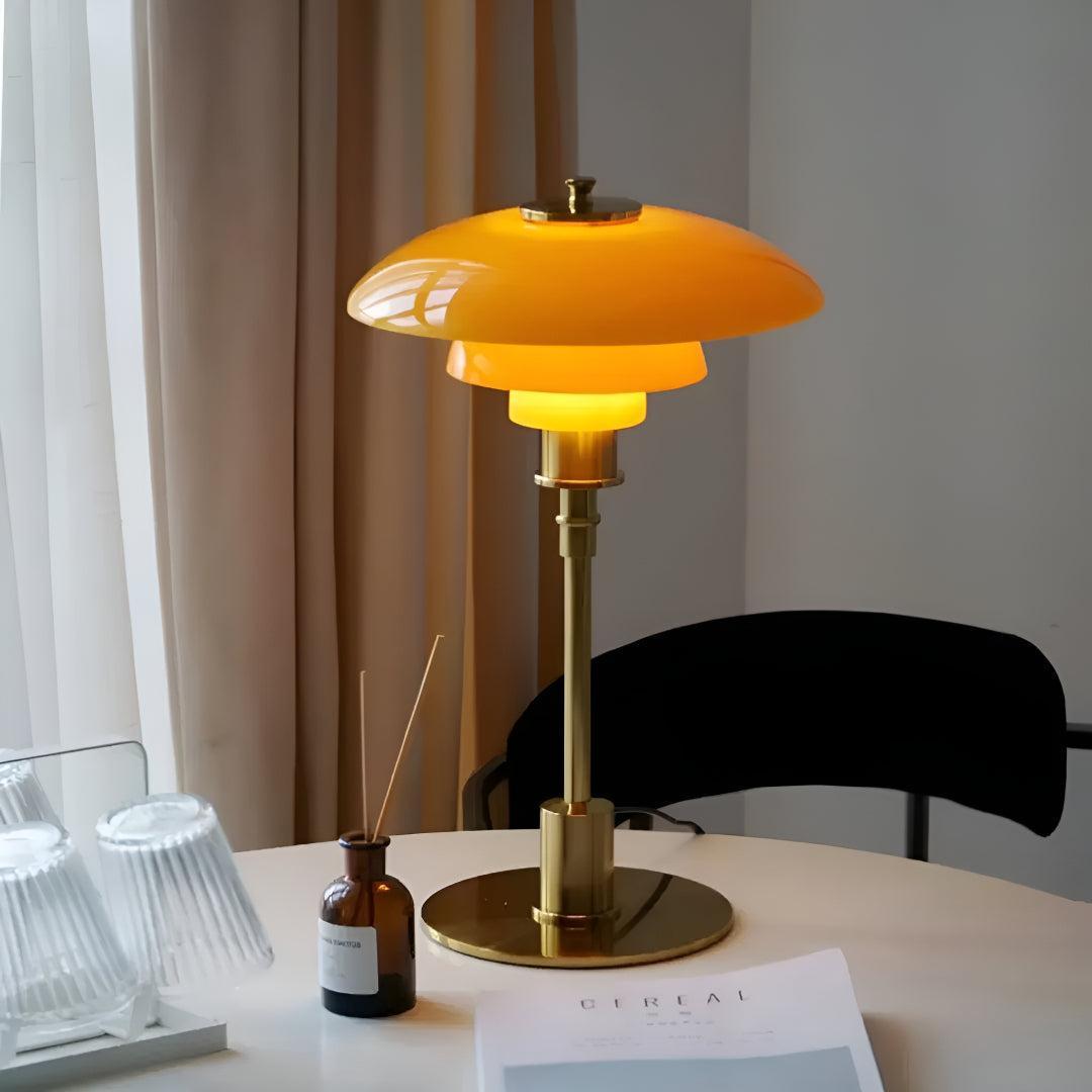 Scandinavian Mushroom Desk Table Lamp With Dimmer