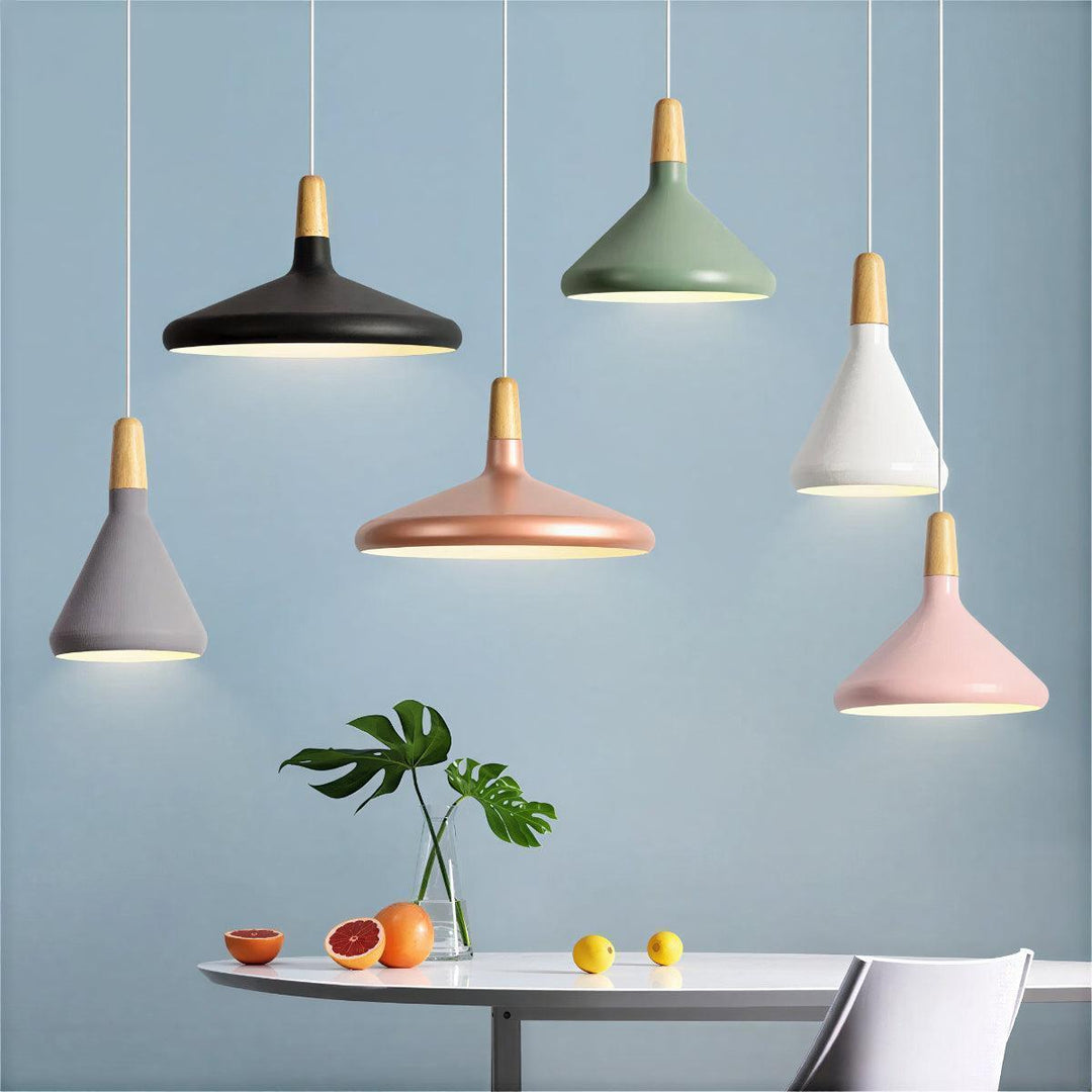 Scandinavian Nordic Wooden Pendant Light