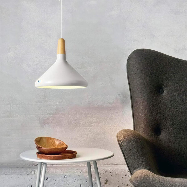 Scandinavian Nordic Wooden Pendant Light