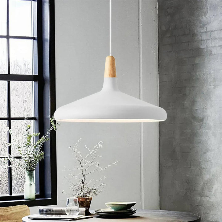 Scandinavian Nordic Wooden Pendant Light