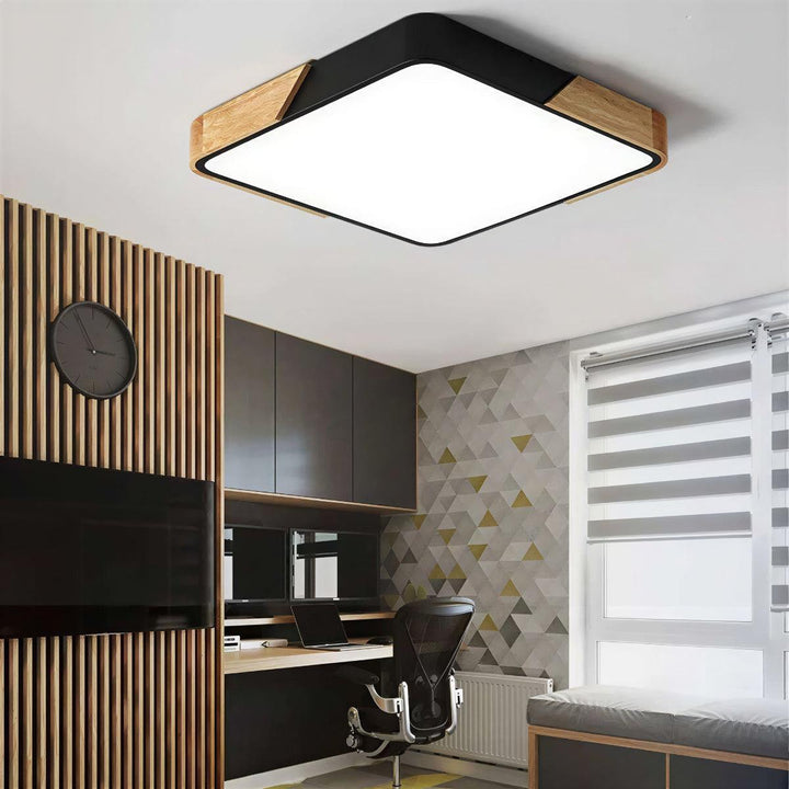 Square Flush Mount Ceiling Light Fixture For Home