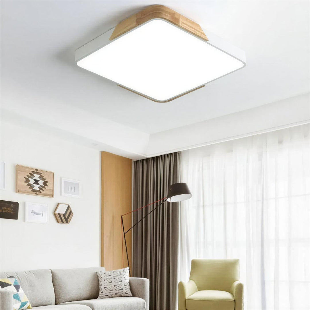 Square Flush Mount Ceiling Light Fixture For Home