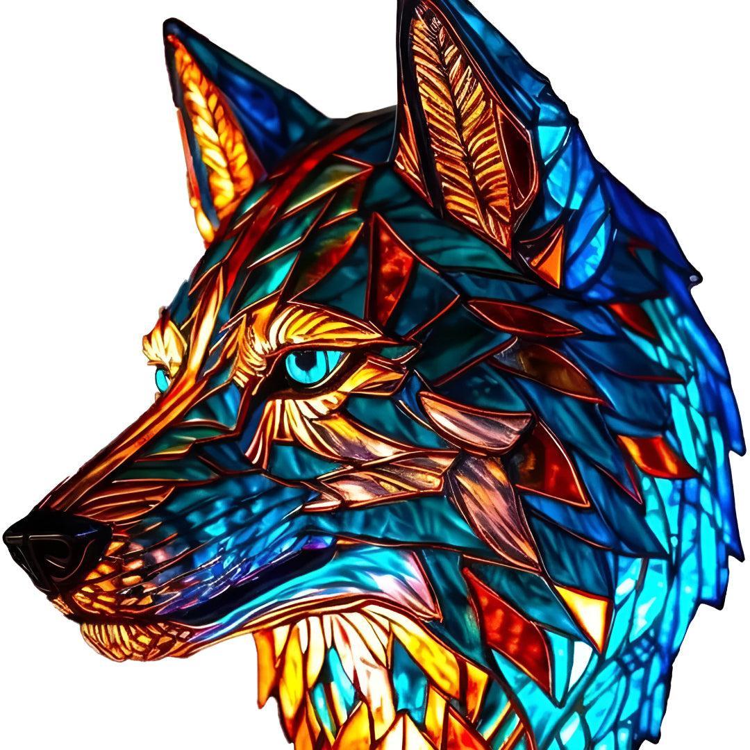 Stained Glass Animal Night Light Table Lamp