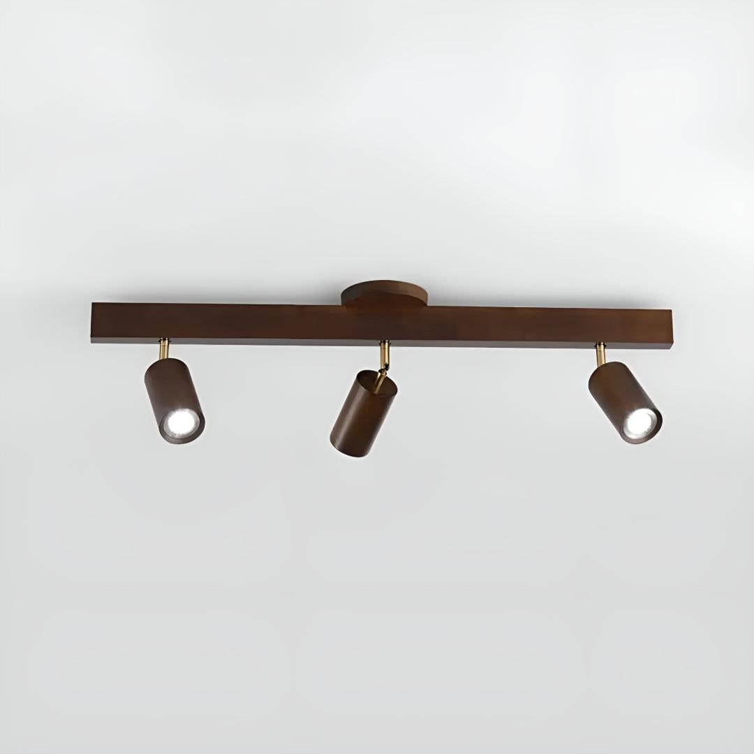 Track Ceiling Light With Adjustable Rotatable Spotlight Heads