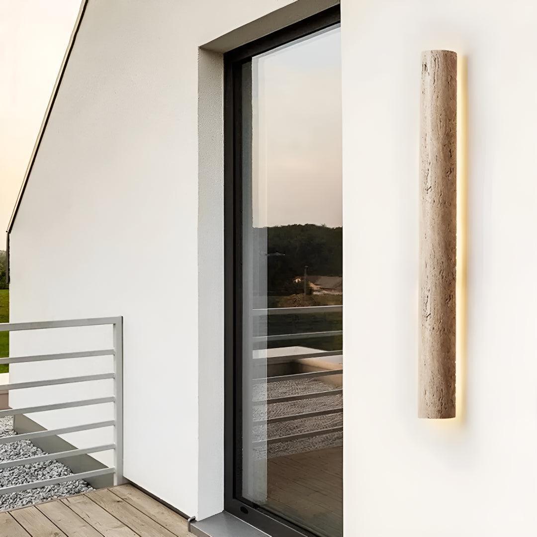 Travertine Stone Wall Sconce Light Fixture