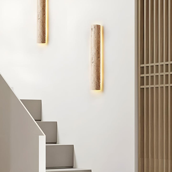 Travertine Stone Wall Sconce Light Fixture