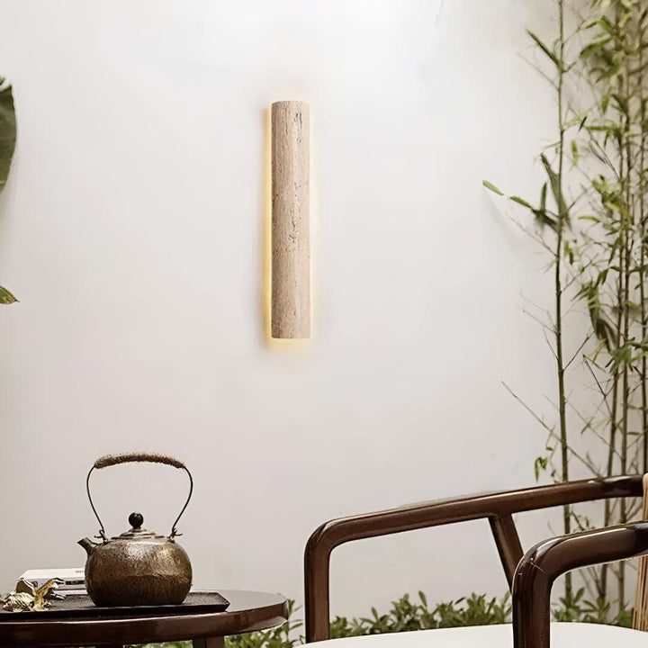 Travertine Stone Wall Sconce Light Fixture