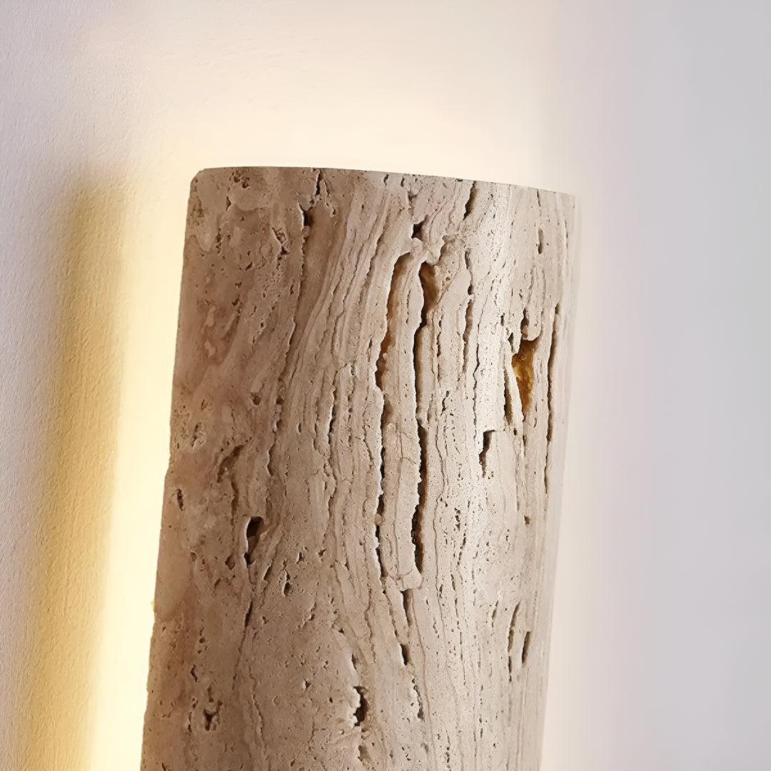 Travertine Stone Wall Sconce Light Fixture