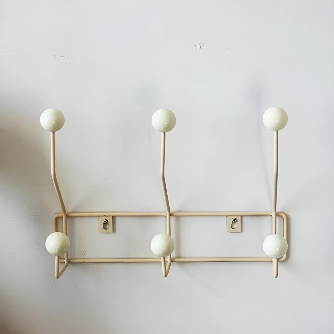Vintage Styled Wall Mounted Coat Rack For Coats And Hats