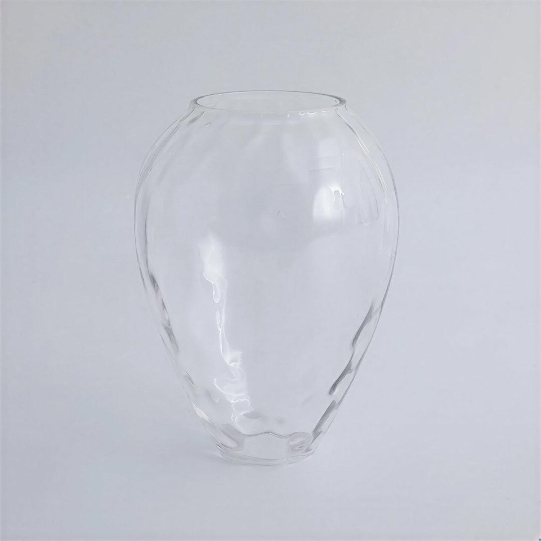 Vintage Teardrop Pendant Light With Ribbed Textured Internal Lighting