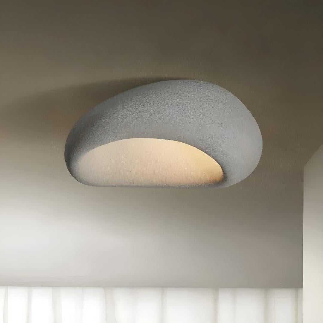 Wabi Sabi Japandi Flush Mount Ceiling Light