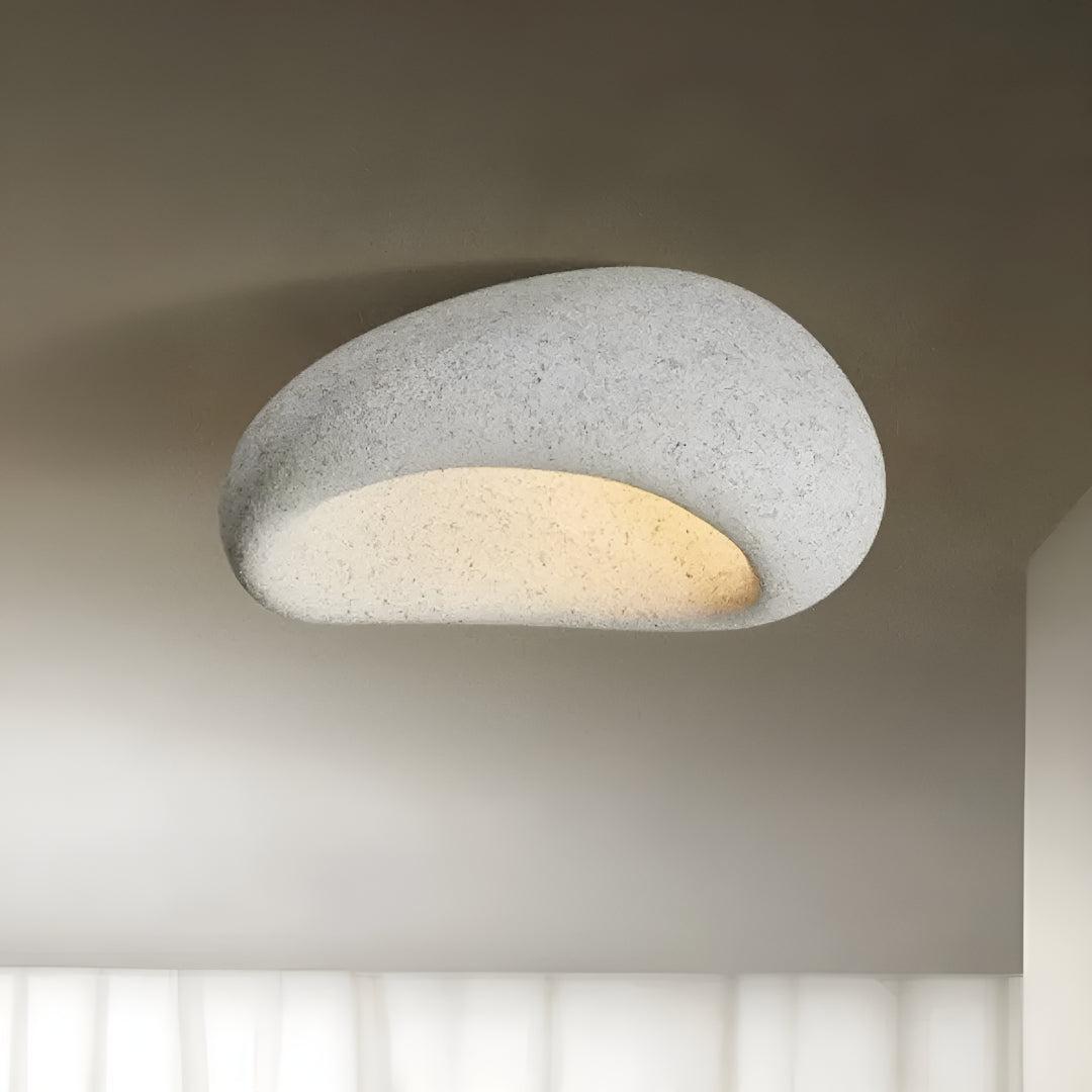 Wabi Sabi Japandi Flush Mount Ceiling Light