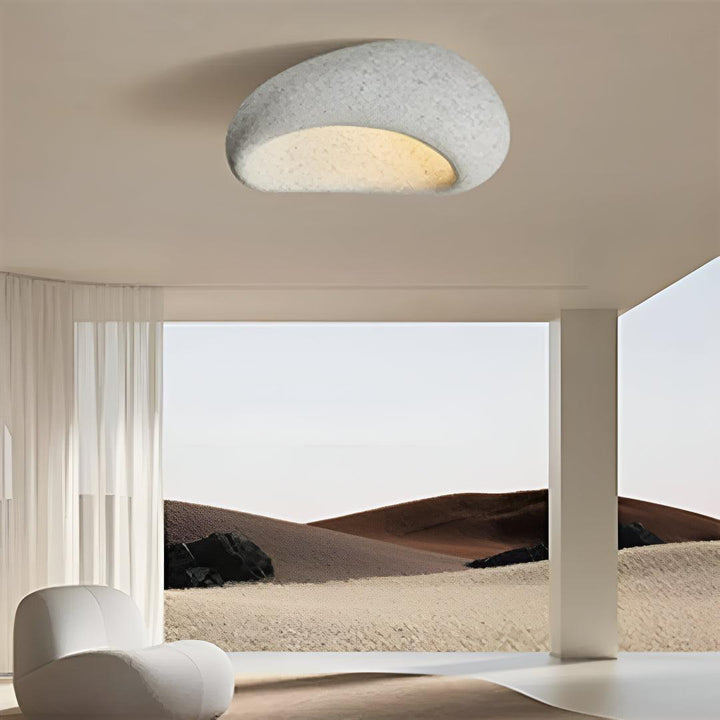 Wabi Sabi Japandi Flush Mount Ceiling Light