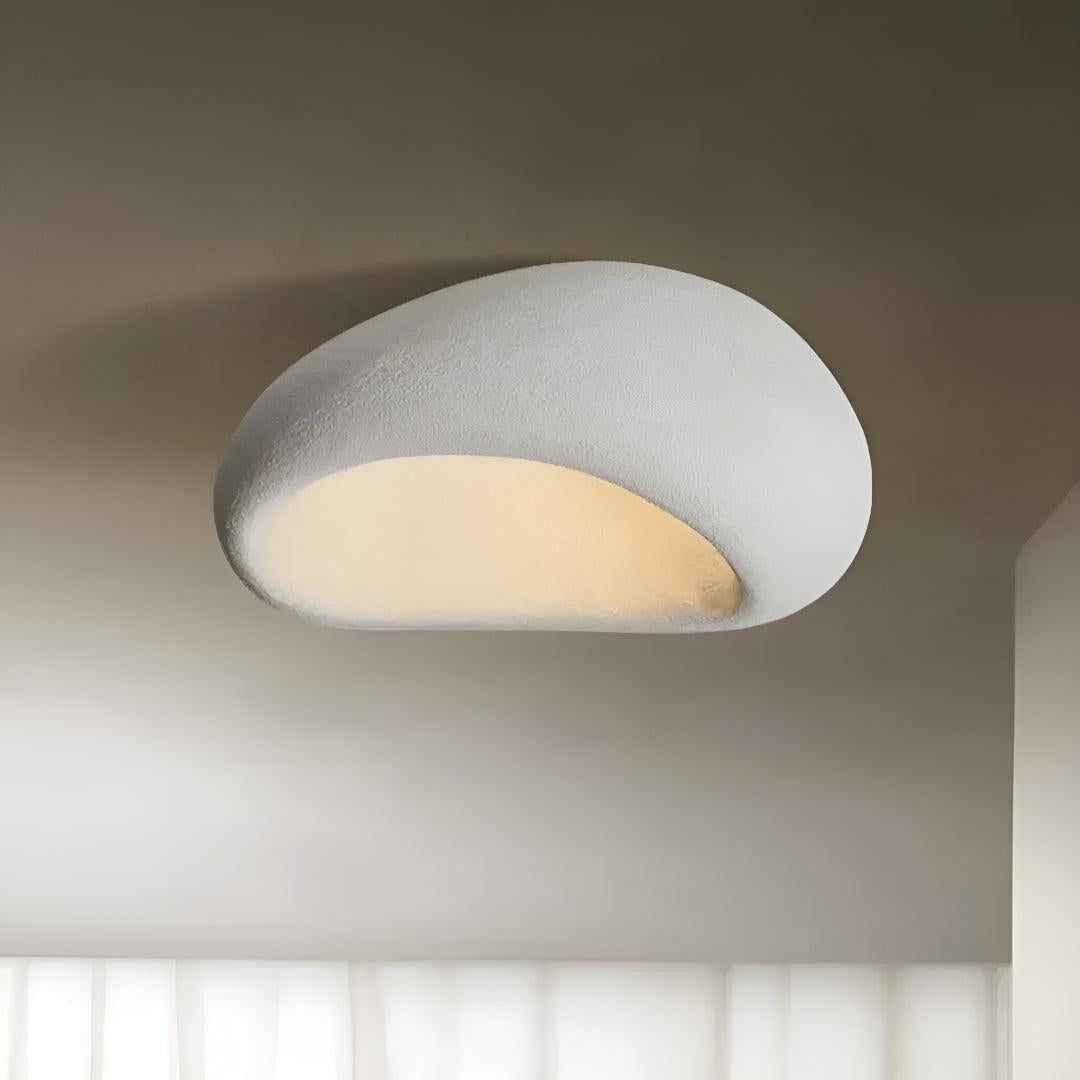 Wabi Sabi Japandi Flush Mount Ceiling Light