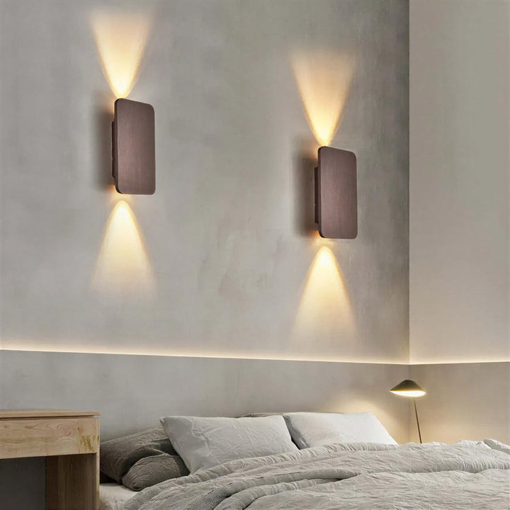 Wall Mounted Architectural Square Up Down Light for Modern Indoor Lighting