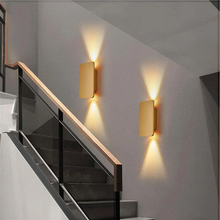 Wall Mounted Architectural Square Up Down Light for Modern Indoor Lighting