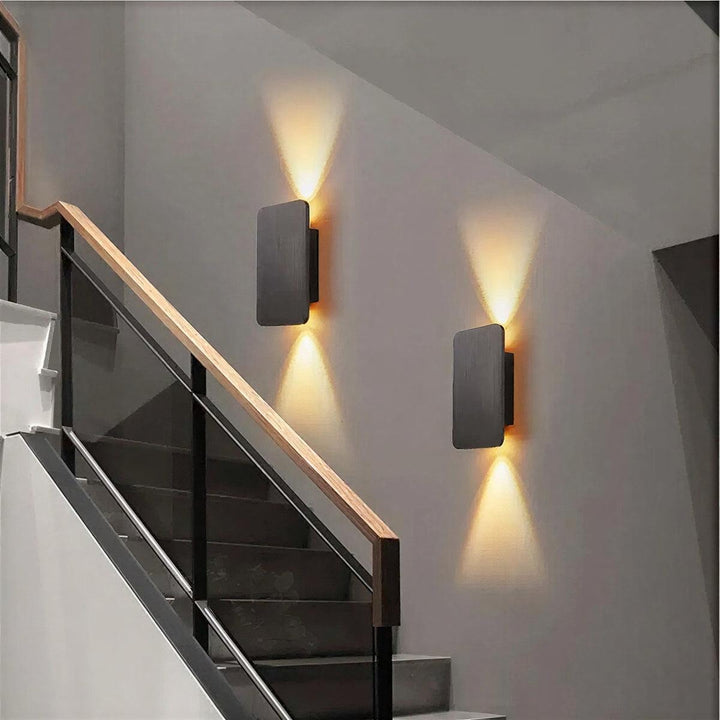 Wall Mounted Architectural Square Up Down Light for Modern Indoor Lighting
