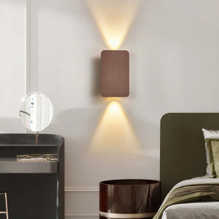Wall Mounted Architectural Square Up Down Light for Modern Indoor Lighting