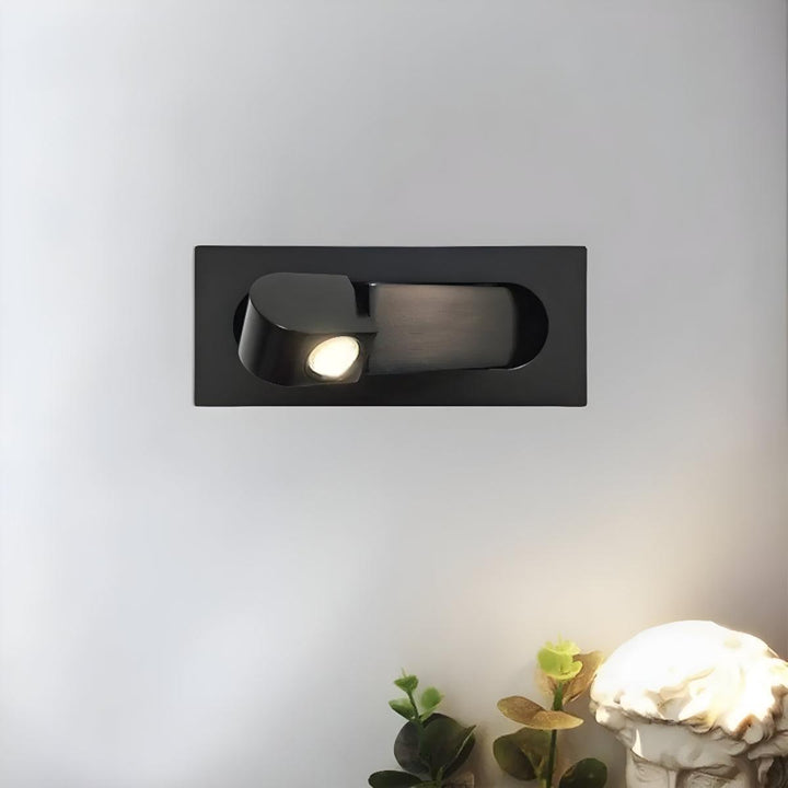Wall Mounted Bedside Reading Light With Adjustable Head